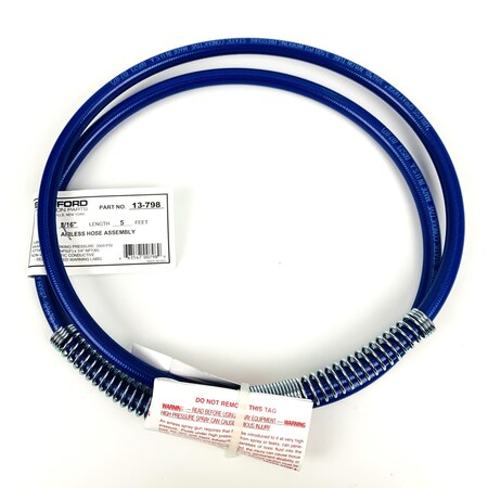 Bedford Precision Parts Bedford Precision 5' x 3/16in Airless Hose Assembly, Replacement for 88600 13-798